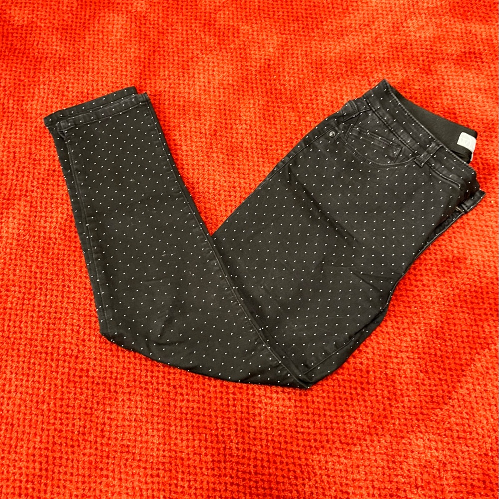 ❤️Host Pick❤️Wit and Wisdom polka dot jeans size 10